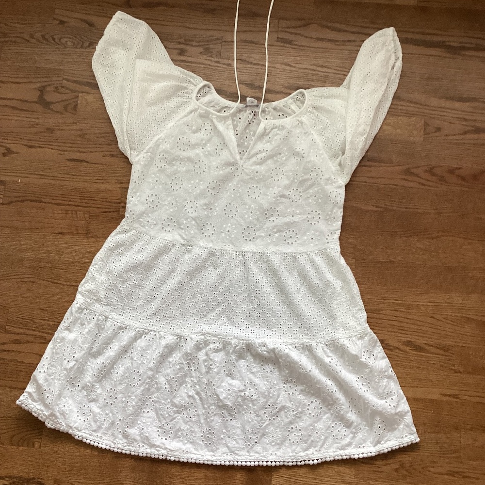 Tommy Bahama Eyelet White Dress Beach Cover Up